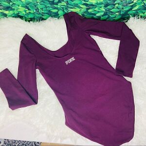 Victoria’s Secret PINK long sleeves bodysuit size S.